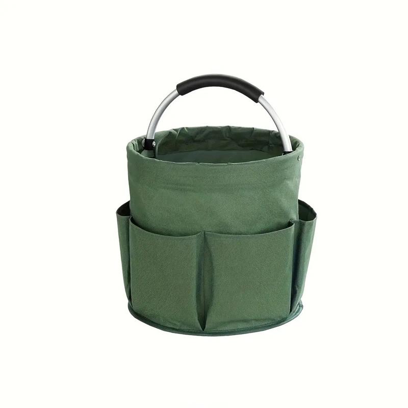 

Portable Foldable Picnic Basket Garden Tool Basket Outdoor Handheld Basket Travel Storage Washbag Garden Storage Basket