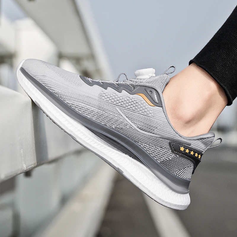 Fashion Demi-season Non-slip Sole Running Sports Shoes Woven Best Selling Products Mens Sneakers Designer Maker High Tech