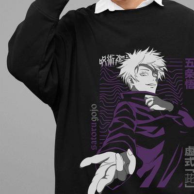Jujutsu Kaisen Sweatshirt Gojo Satoru Pullover JJK Anime Pullover Toji Sukuna