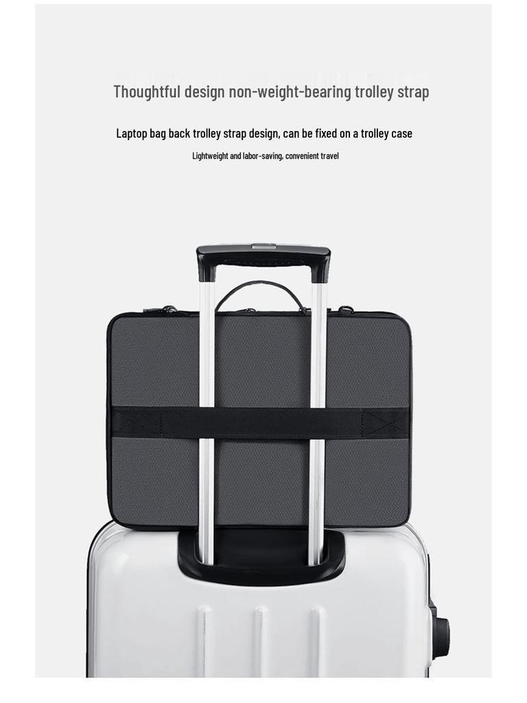 Men's 14-inch Golf Laptop Bag: Lightweight, Shockproof Single Shoulder Backpack & Protective Sleeve