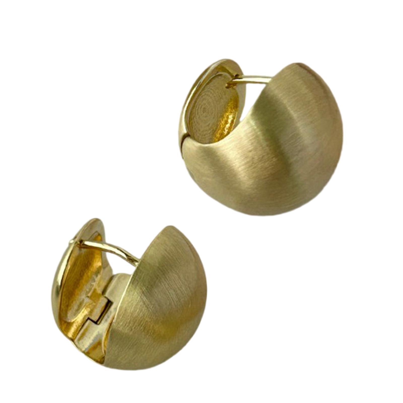 

Уникальные серьги-пусеты в форме шара, модные серьги-пусеты для ушей, медная текстура, подходят для различных случаев. 2