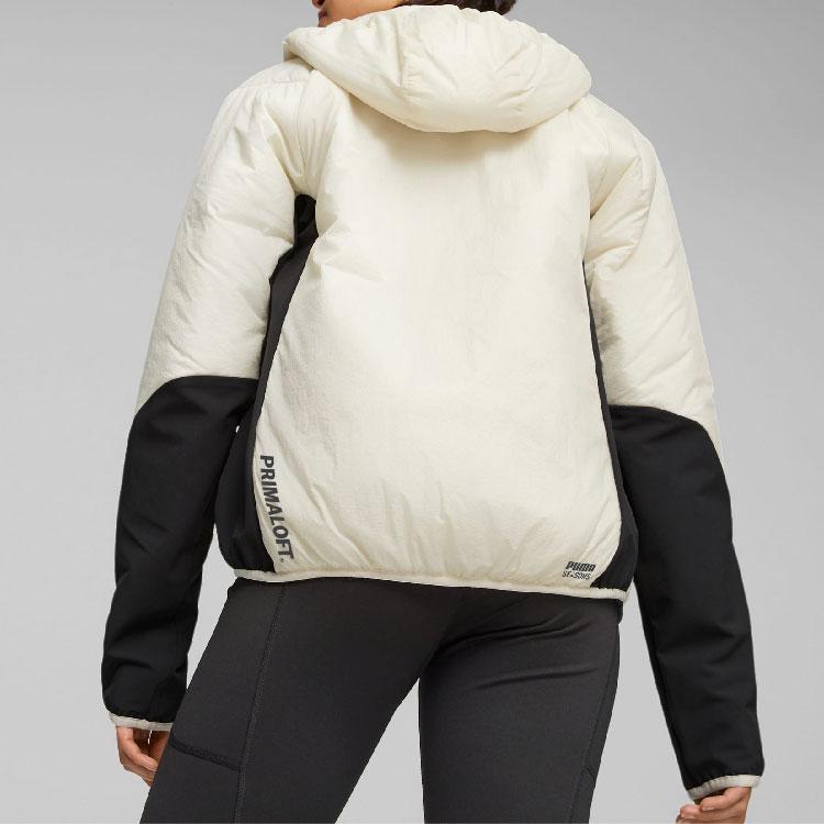 Puma Seasons Hybrid Primaloft Jacket Color Block Casual Hooded Long Sleeve Coat Women Jackets High-Mountain-Snow 524119-87