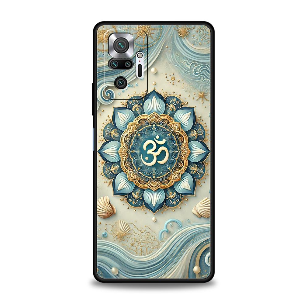 Indian Pattern Mandala Phone Case Cover for Redmi 14C 10C 9 Note 14 13 12 10 11 Pro Plus K40 K50 Pro Plus 5G Soft TPU Shell Bags