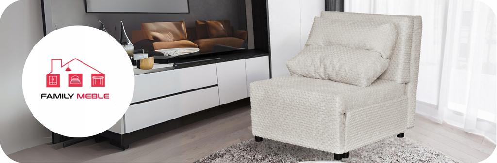 Fold-out Armchair Sleeping Function KIMO Bedding Container Family Furniture Black