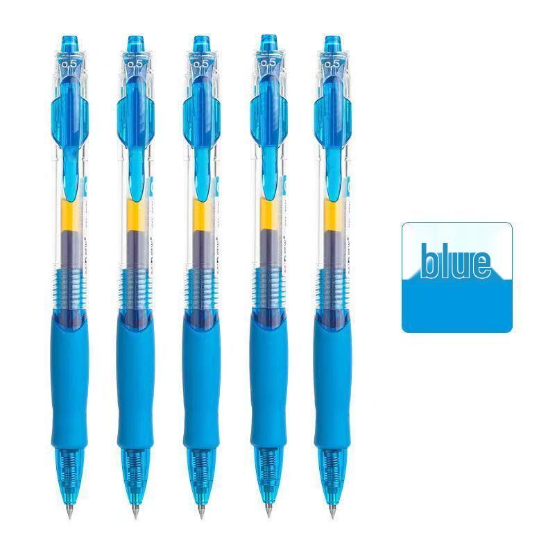 1008 Click Gel Pen Set - 0.5mm Red, Blue, Black Ink for Exams and Signatures