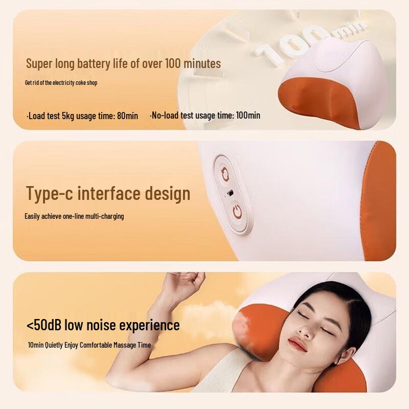 Breo PL1 Little Cloud Rechargeable Neck & Waist Massage Pillow CN plug (adapter included)