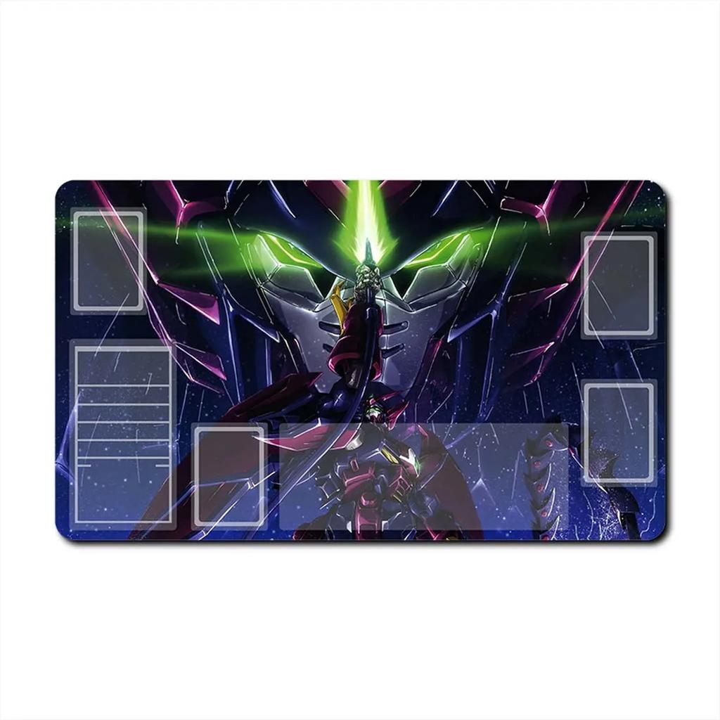 Zeta Gundam Kamille Bidan Galaxy Background TCG Playmat Nonslip Waterproof Desk Mat