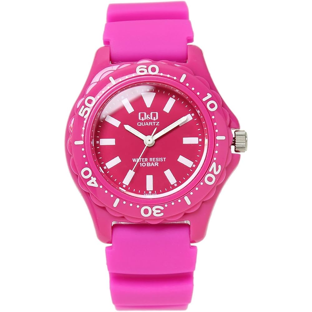 [Citizen Q&Q] CITIZEN Q&Q Wristwatch with Urethane Strap, Color Watch VR25-003 Pink/White [Parall...