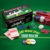 Poker Game Box 200 Chips with Mat and Cards Card Game