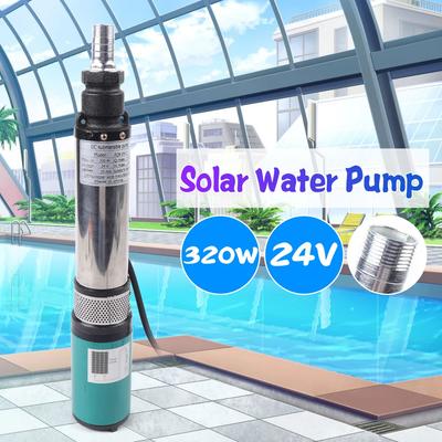Pompa per Acqua Elettrica Solare, Pompa Sommergibile per Pozzo Profondo da 320W, Pompa Sommergibile per Pozzo Profondo per Irrigazione di Fattorie e Ranch