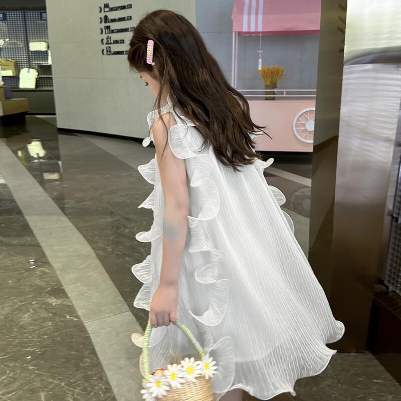 Tutu Elephant Girls' 2025 Summer Bow Princess Dress