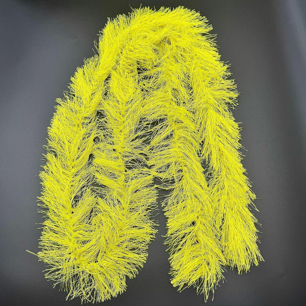 2m Faux Fur & Down Feather Plush Strips for Costume Simulations