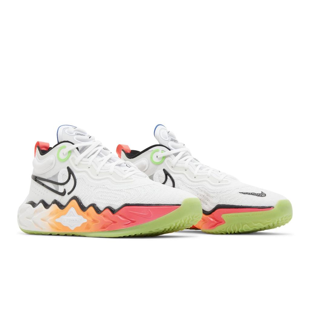 Nike Air Zoom GT Run EP 'White Multi Neon' (Unisex) White / Black / White / Green Strike Basketball Shoes DX4110 101