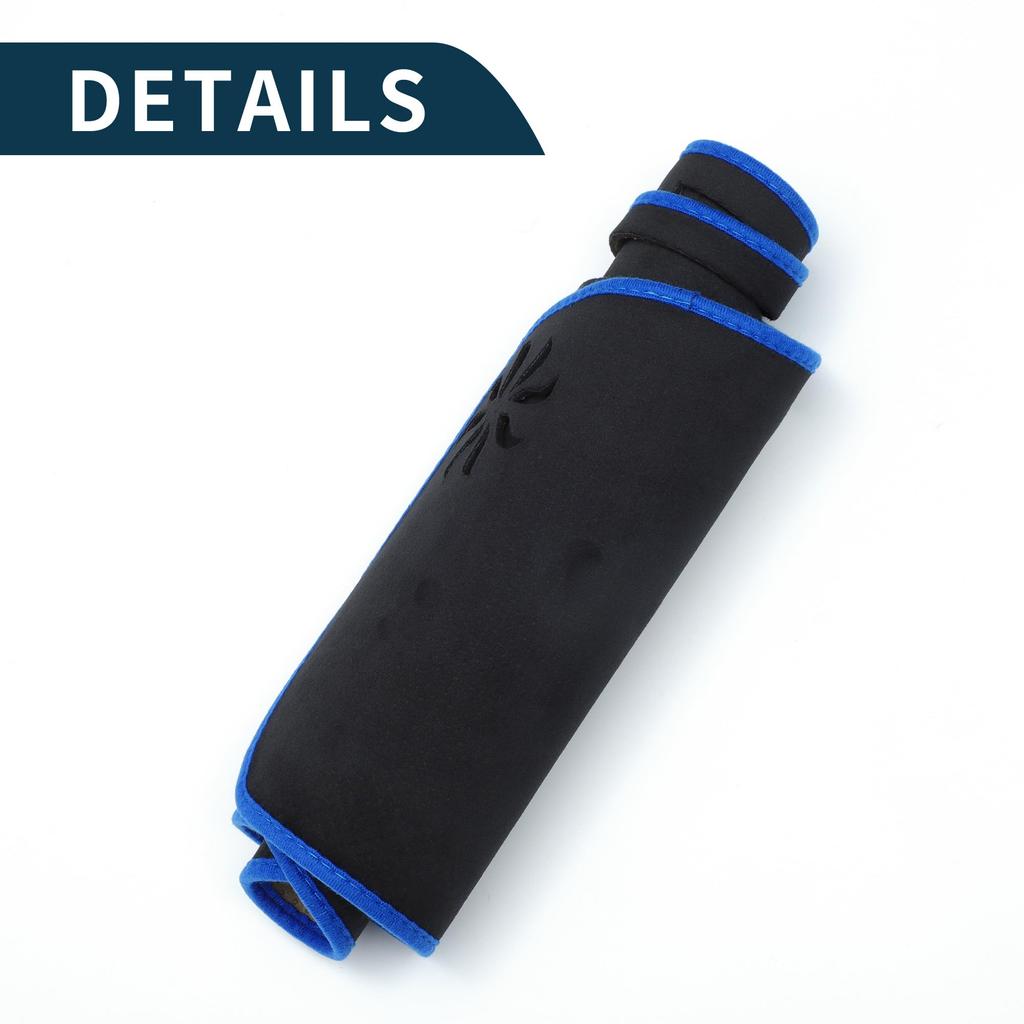 TUCKBOLD Dashboard Mat for Mazda Flair Car Dashboard Protective Interior Sun Flannel Black with Blue Set Crossover, Cover, Mat, Parts, Accessories,