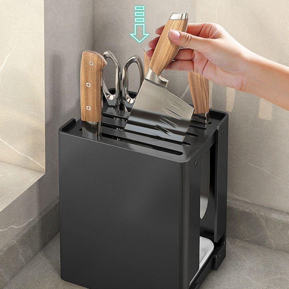 Multifunctional Knife Holder Draining Feature Kitchenware Draining Organizer  Kitchen Use