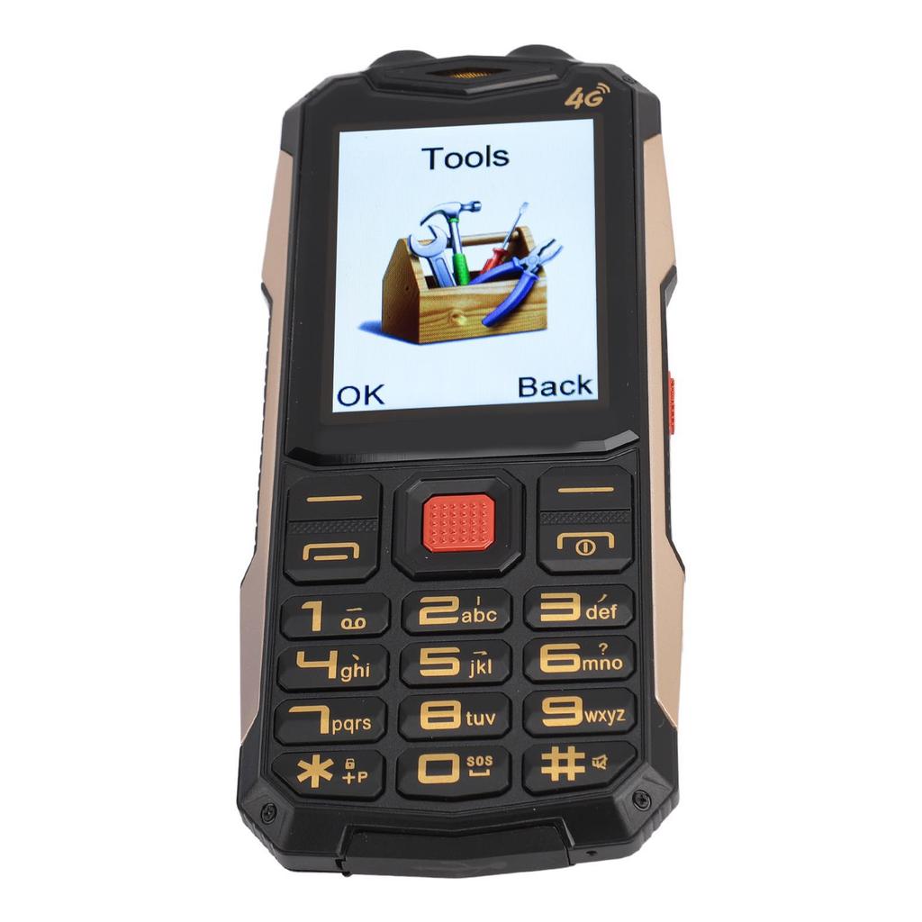 4800mAh Dual Card Dual Standby Big Button Clear Sound Big Fonts 1.3MP Camera 4G Mobile Phone for
