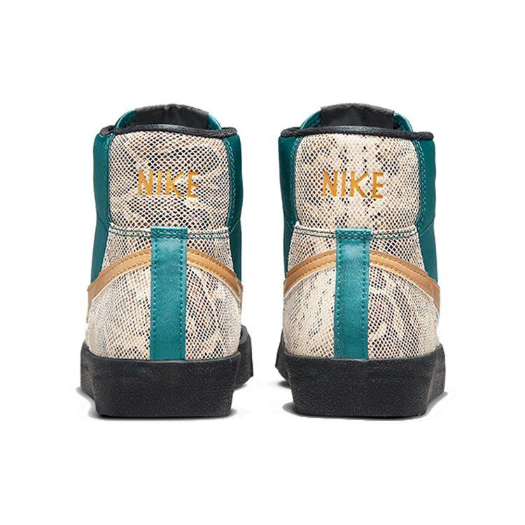 Nike Blazer Mid 77 Lucha Libre Women Sneakers Teal Dark-Teal-Green Black DM6176-393