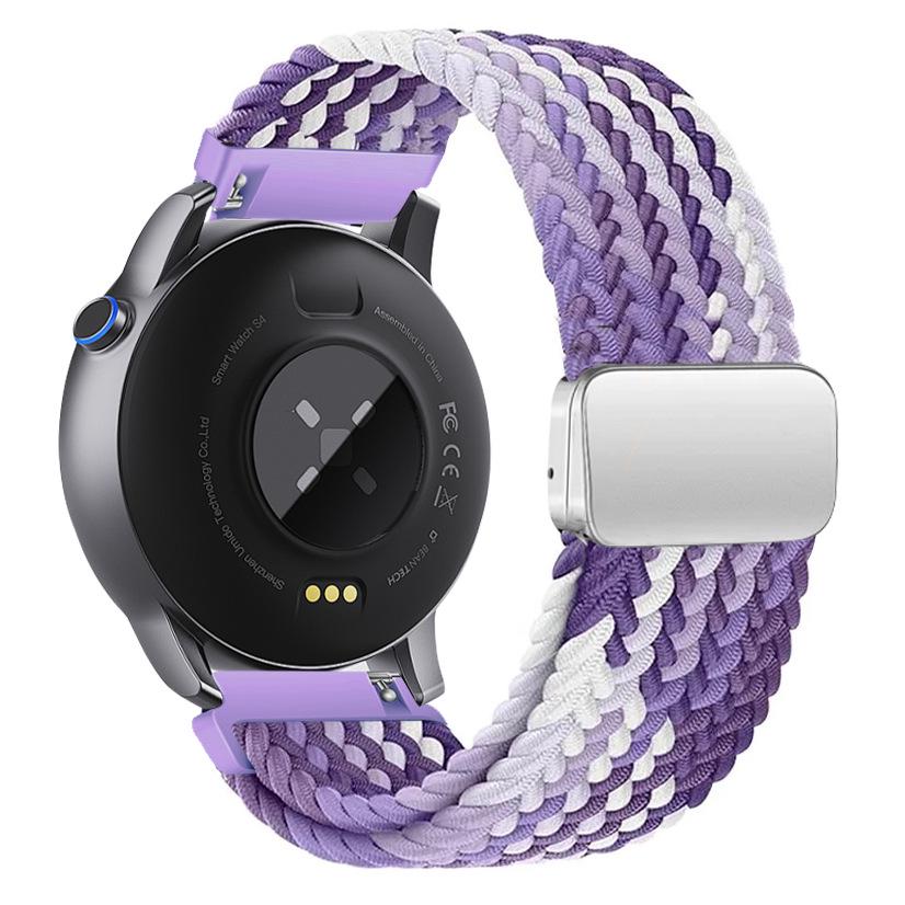 Universal Woven Nylon Magnetic Buckle Watch Band for Huawei/Samsung - 18mm, 20mm, 22mm