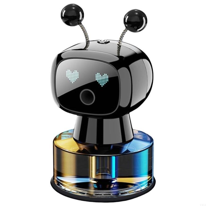 Y4UA Fashionable Robot Car Air Freshener intelligent Robot Car Air Freshener Scent Diffuser