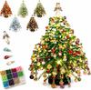 DIY Beaded Christmas Tree Kit, 3D Crystal Bead Holiday Craft Set for Adults | Colorful Beads and Wire, 3D Tabletop Tree Design