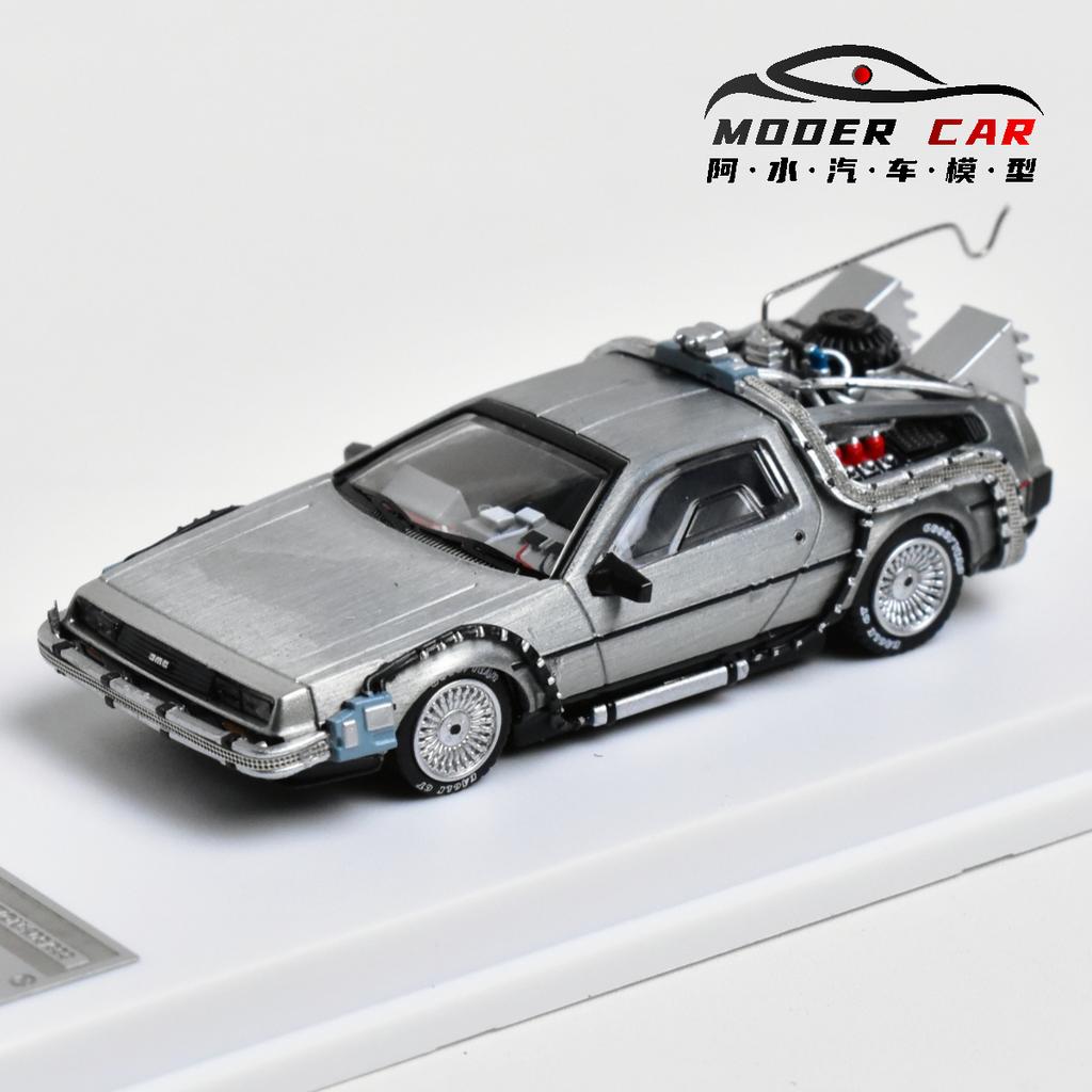 MJ 1:64 Zurück in die Zukunft DeLorean DMC 12 Sammlung Diecast Modellauto