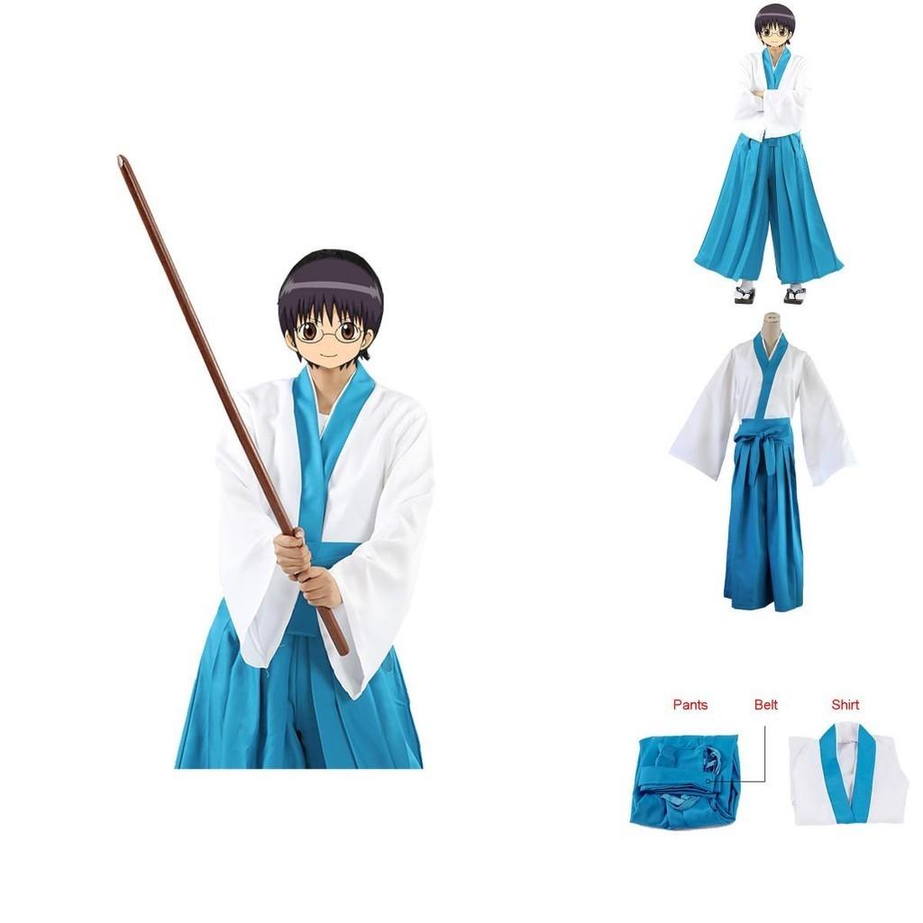 Exquisite Gintama Shinpachi Shimura Cosplay Costume Kimono For A Perfect Fancy Dress Suit