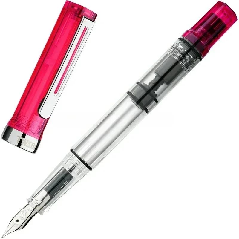 

Нова поршнева ручка TWSBI ECO з прозорої смоли, тримач для ручки, велика ємність для чорнила, для студентів, ділові витратні матеріали, подарунок EF(0.4-0.5mm)