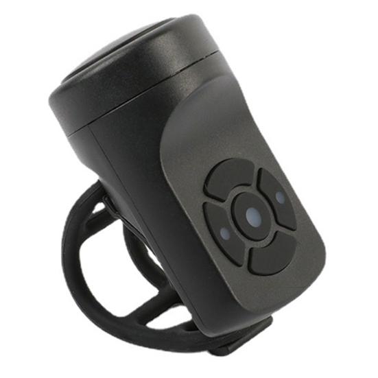 

1 комплект велосипедного гудка, громкий звук, водонепроницаемый, кнопочное управление, перезаряжаемый, простой в установке, противоугонный, пластиковый, велосипедный, электронный чёрный