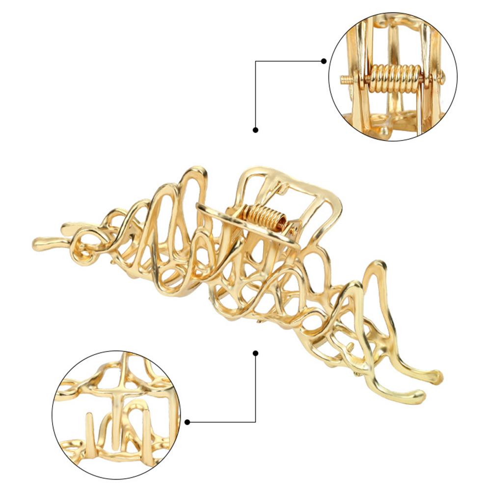 

Заколки-краб из металлического сплава для женщин Заколки для волос Заколки-подбородки Кудрявые волосы Милые волосы