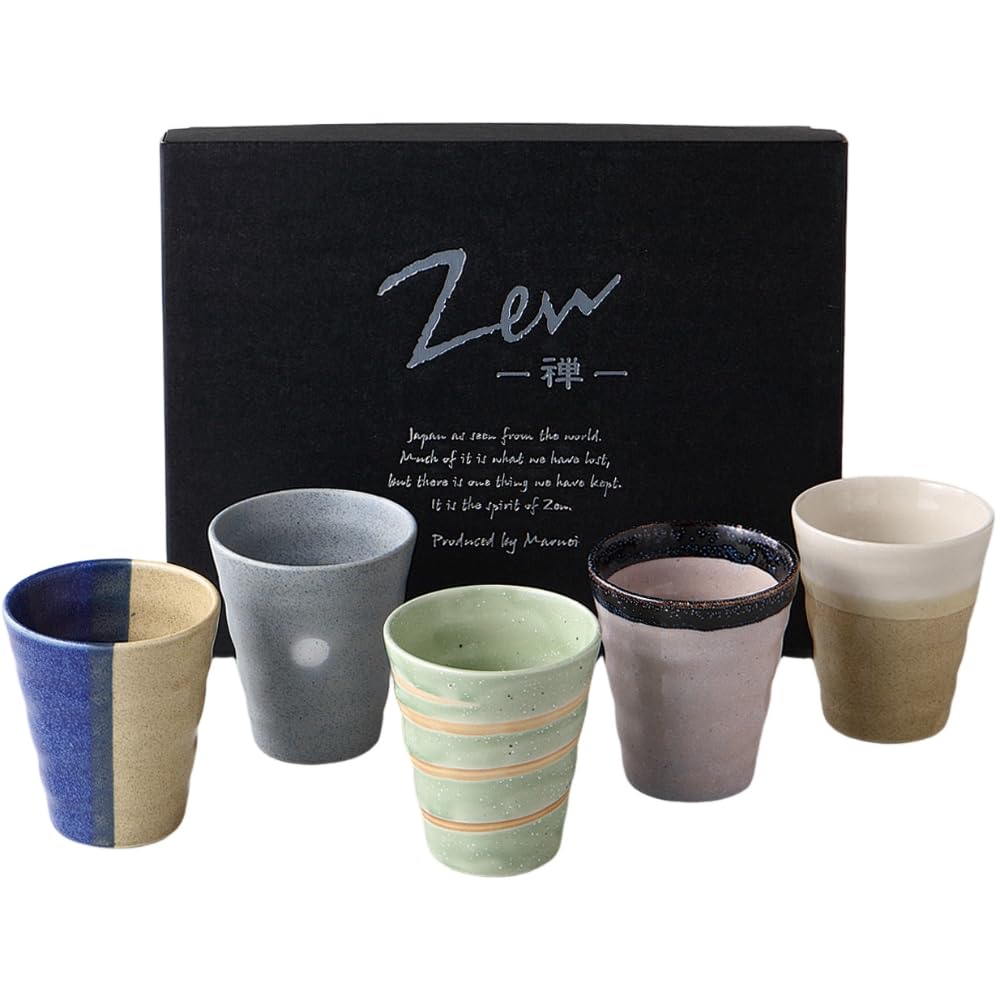 

Tumbler x x Organic Taste Free Cup Set Ceramic Mino Ware Made in Japan Ale-net W8.5 D8.5 H9.5cm