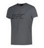 UFC SPORT Ufc Tensione Grande Logo Vestibilità Muscolosa Manica Corta T-shirt Grigio Definitivo U4Ssv2106Ug