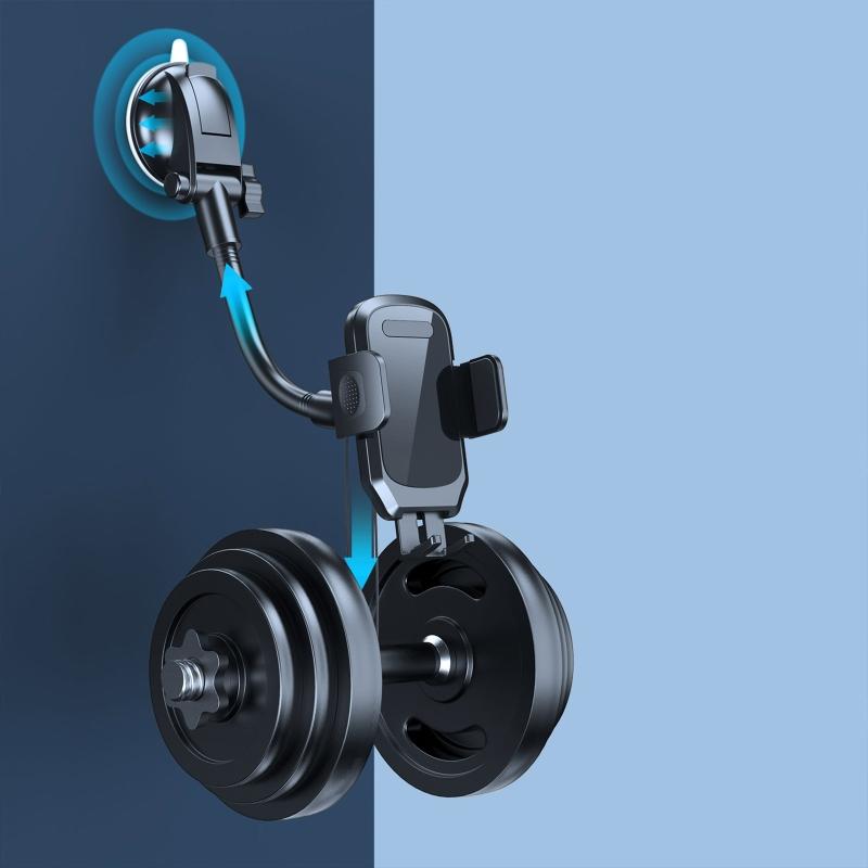 Auto Handyhalterung Windschutzscheibenhalterung für 110mm Breite Geräte Armaturenbrett Robuster Ständer Halterung