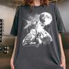 Budgerigar Moon T-Shirt, Vintage Parakeet Illustration Tee, Bird Watching Lovers Shirt