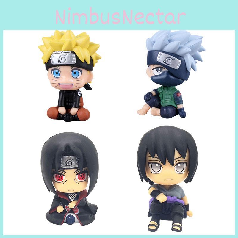 Cute Q Version Sitting Naruto Kakashi Sasuke Itachi Car Decoration