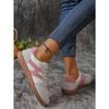 Women's Plus Size New European American Style Retro Color Block Flat Trainer Sneakers