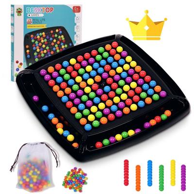 Intellectual Chessboard Kids Adults Dual Duel Game Parent-Child Plastic Fun Table Top Rainbow Ball Matching Toys