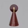 Modern Brown Cone Wall Sconce Brass Accent Lighting Home Decor Birthday Gift