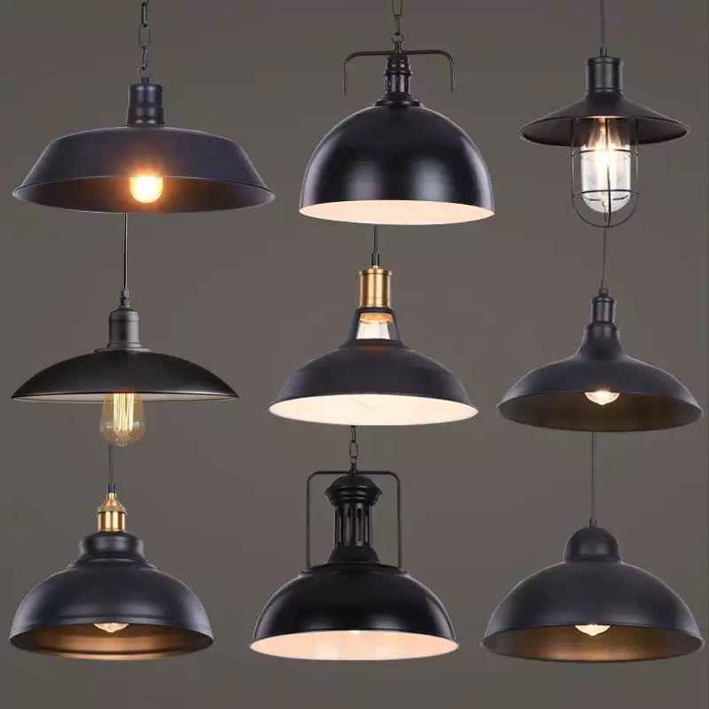 American Retro Wrought Iron Pendant Lamp for Restaurants and Bars