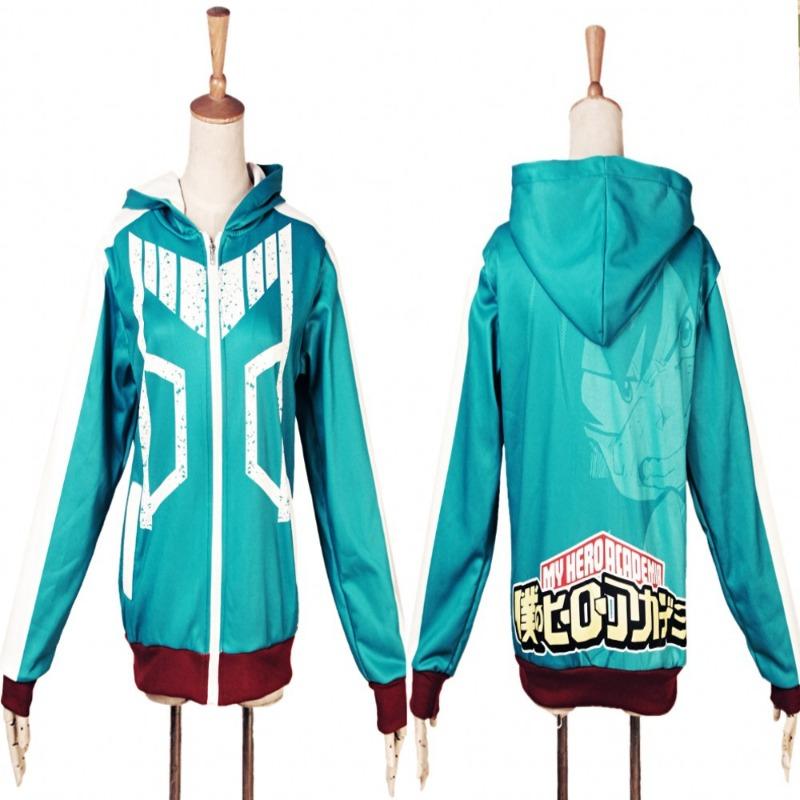 My Hero Academy Sweater Anime Suit Long Sleeve Zip Sweater