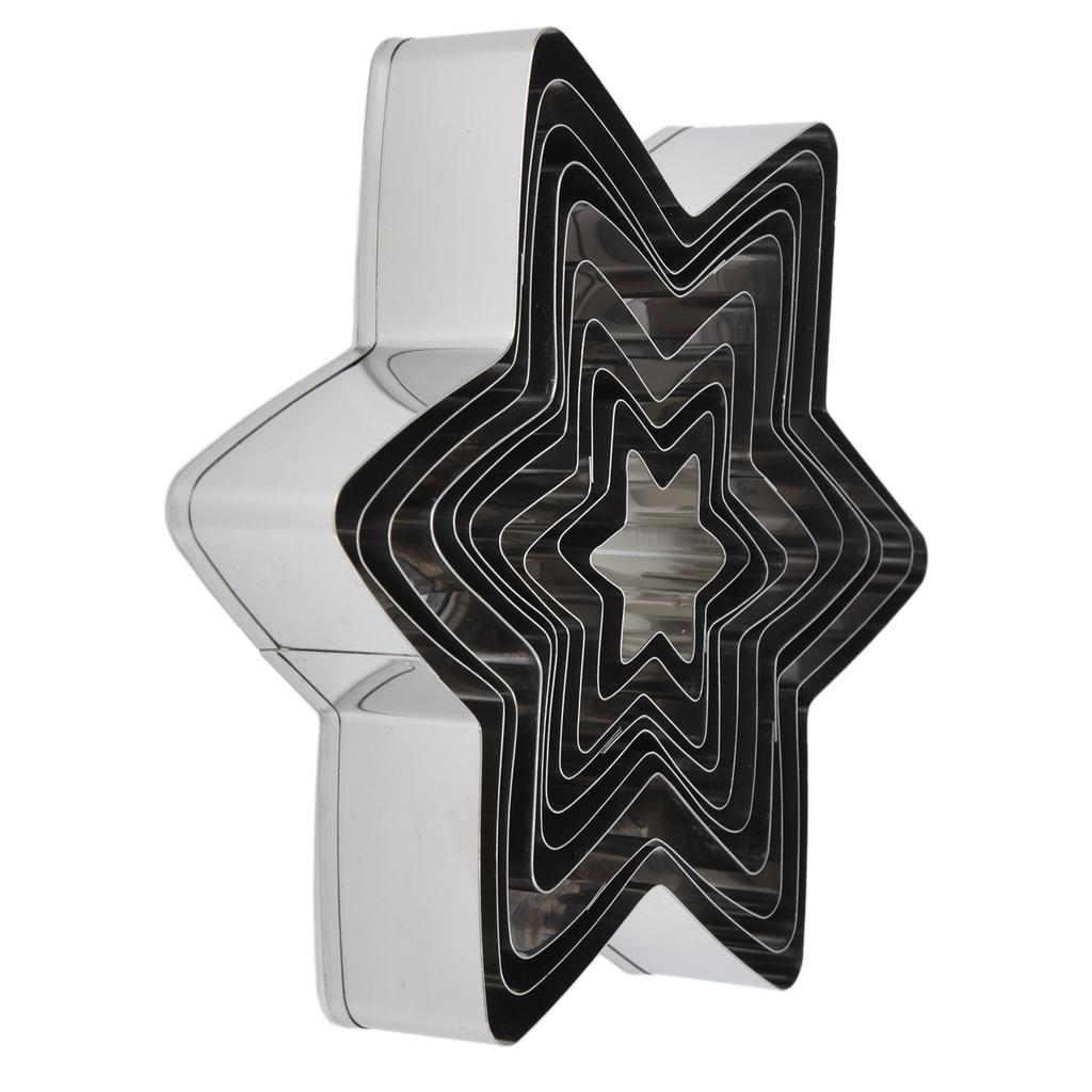 10Pcs Stainless Steel Biscuits Mould Challenges Various Sizes Exquisite Workmanship High Hardness Cookies Mold for Games