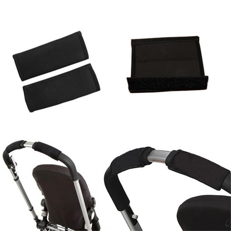 

Pram Stroller Accessories Baby Stroller Armrest PU Protective Case Cover For Armrest Covers Handle Wheelchairs
