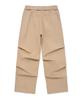 FALLETT Wide Parachute Pants Beige