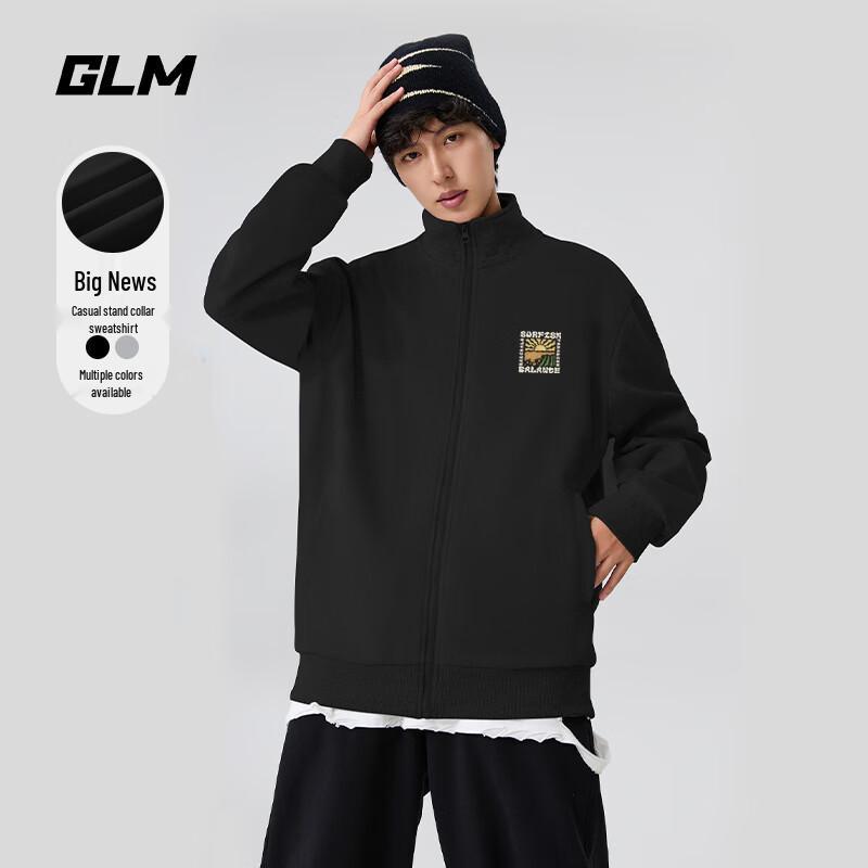 

GLM Men s Knitted Stand-up Collar Sweatshirt XL
