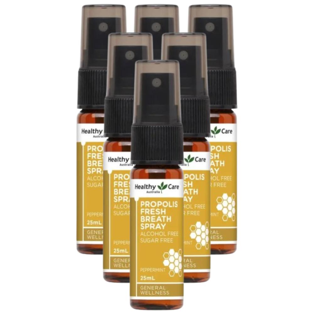 Healthy Care Propolis Fresh Breath Spray 25ml X 6