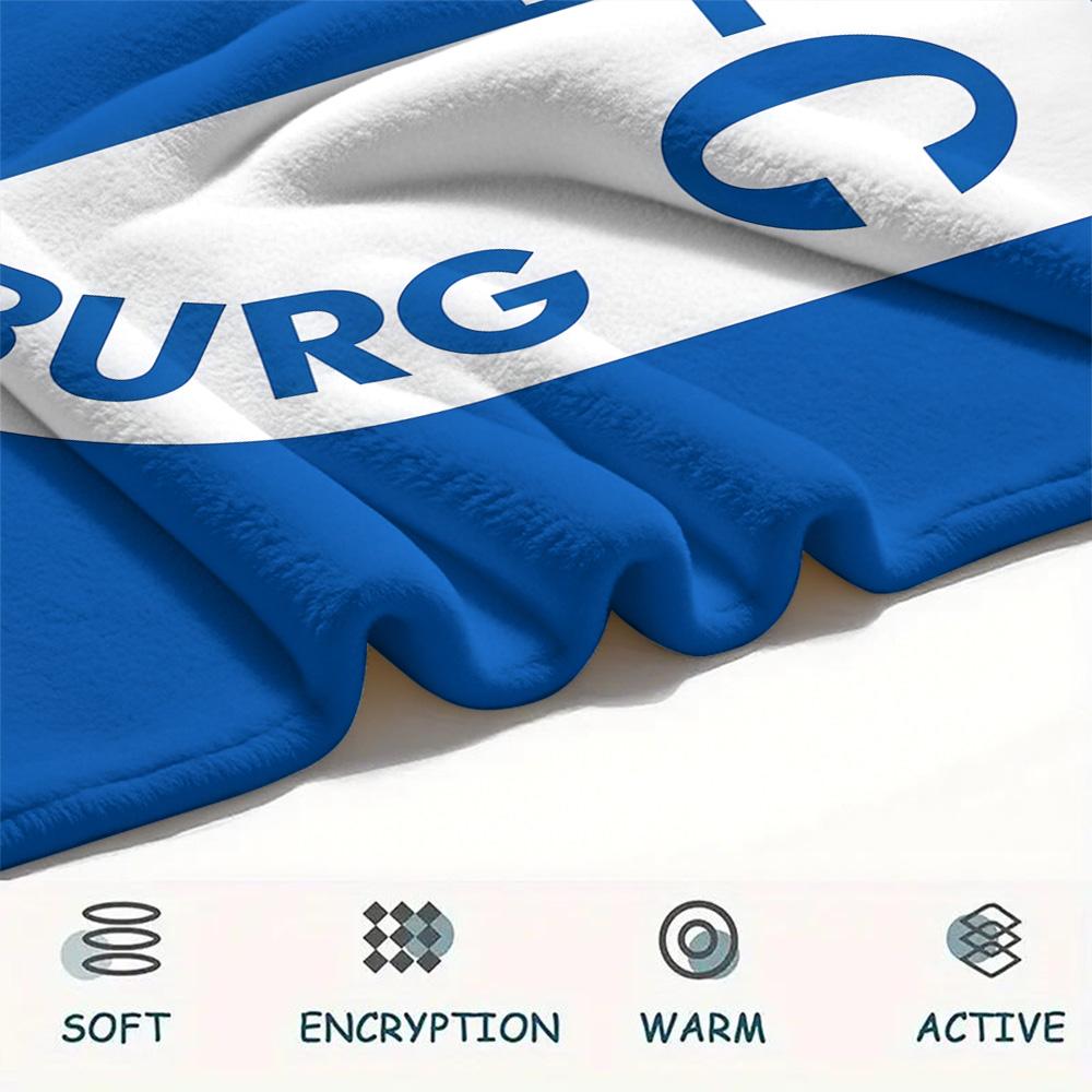 1 Pezzo Nome Personalizzato 1. Coperta in Flanella Fantasia FC Magdeburg Adatta a Tutte le Stagioni per Arredo Casa Calore e Comfort Regali Regalo Festivo -HE3
