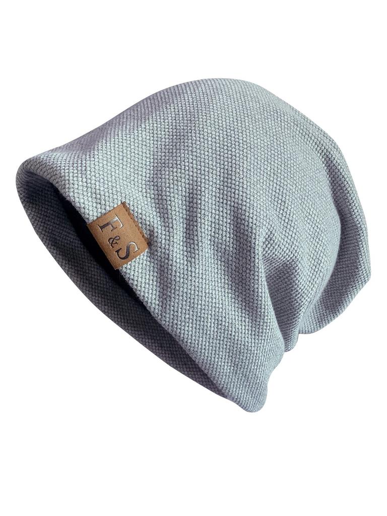 1 Stück Warme Strickmütze für Männer und Frauen - Modisch Einfarbig Hip-Hop Stil