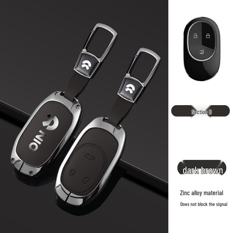 

Nio Car Key Case: Anti-Lost Shell for ES7/ET5/ET7/ES6/EC6/ES8 Models - High-End Buckle for Men and Women