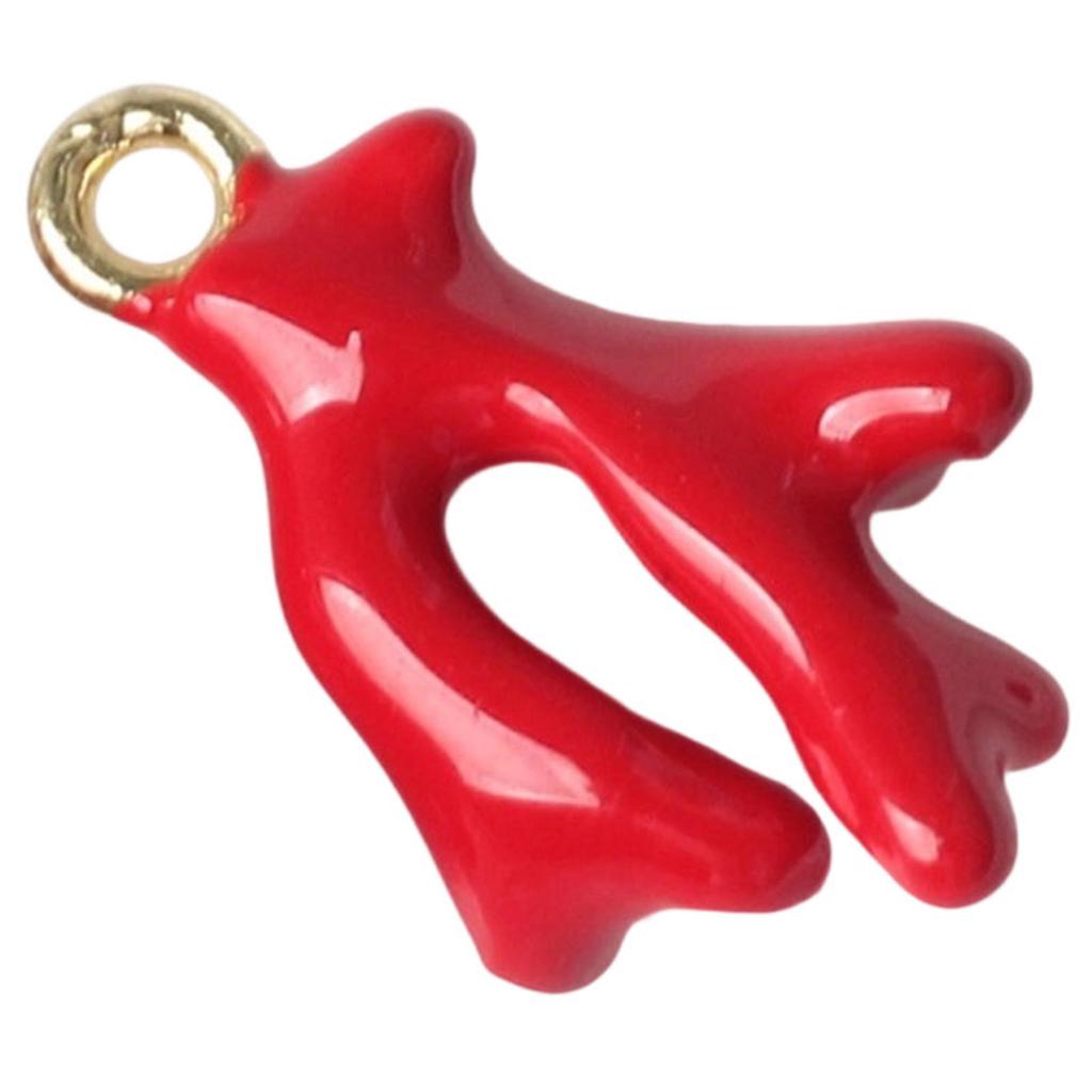 Stylish Oceanics Corals Alloy Pendant For Necklace Bracelet Jewelry Making Portable Sturdy