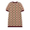 Previous Season Monogram-intarsia Mini Dress 731587-XKC1H-2293