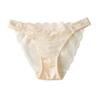 Transparent Floral Lace Panties Bow Women's Underpants Fashion Rhinestone Mesh Briefs  Girls